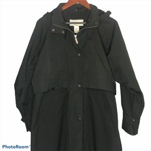 L.L. Bean Women’s Ankle Length Black Trench Coat